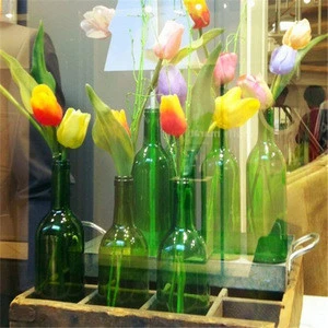 Window Display Inside Decor Green Handmade Resin Flower Vase