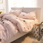Winter white quilt cover hospital bed sheet from Hangzhou