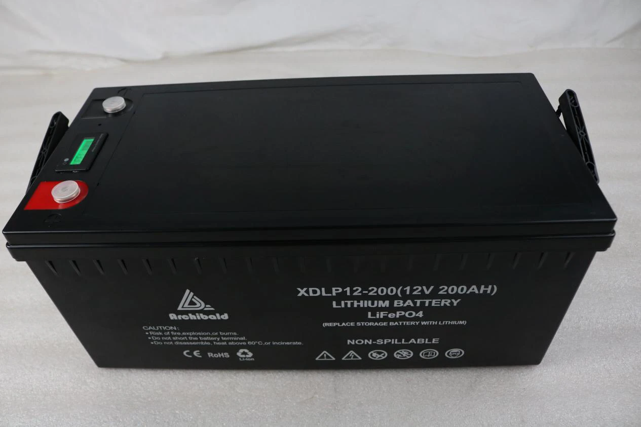 with wireless data transfer  Sealed rechargeable deep cycle lifepo4 12v180ah lithium iron phosphate battery pack