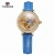 Import WJ-7644-1 Ms. FORSINING Fully Hollow Automatic Mechanical Watch Gold Shell Leather Belt Mechanical Watch from China