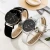 Import WJ-8733 Hot Selling Fashion High Quality Lover Cheap Quartz Couple Watch Leather Couple Wrist Watch from China