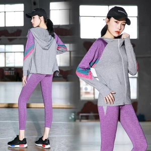 women jackets latest fashion yoga sportswear outdoor sport coat gym jacket hidden pocket coats
