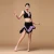 Import Womens Latin Belly Dance Workout Wear Leotards For Gymnastics Mesh Insert Sexy Crop Top & Asymmetrical Flared Skirt from China