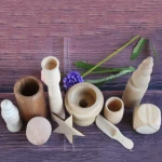 wooden crafts spoon bowl,Zakka home items ,Natural wood crafts