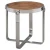Import Wooden & Metal Bedside Table  Vintage Side table made of Wood & Iron from India