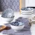 Import YCB-211-2 4.5inch Natural Healty Japanese Ceramic Bowl Gift Set Blue and White Porcelain Bowl from China