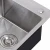 YIDA SUS 304 Stainless Steel hand made deep double bowl handmade kitchen sink for apartment
