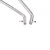 Import YiXiu AA005 2/4/6/8/10/12 inch chrome plating metal slatwall scanning hook display hanging hooks from China