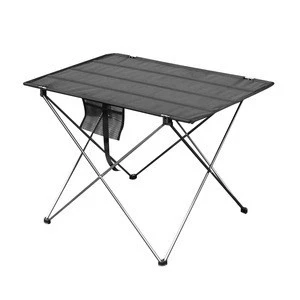 Z8249 L Size Camping Furniture Picnic 6061 Aluminium Alloy Ultra Light Outdoor Portable Foldable Table