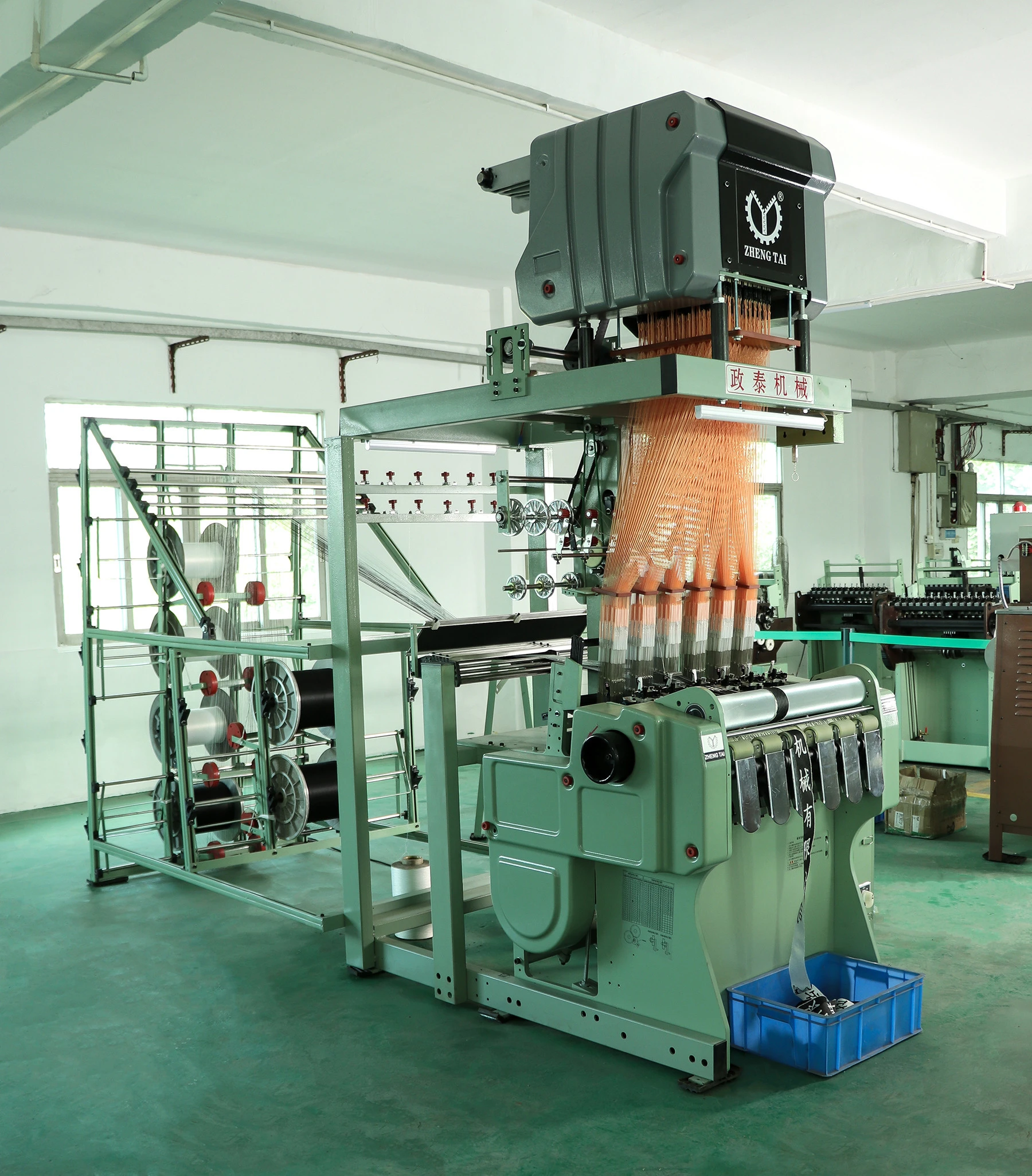 Zhengtai Electronic Label Sharee Making Mechanical Narrow Woven Tape Auto Jacquard Weaving Loom Machine