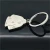 Import zinc alloy chinese costume business gifts silver plated car keychain ring from China
