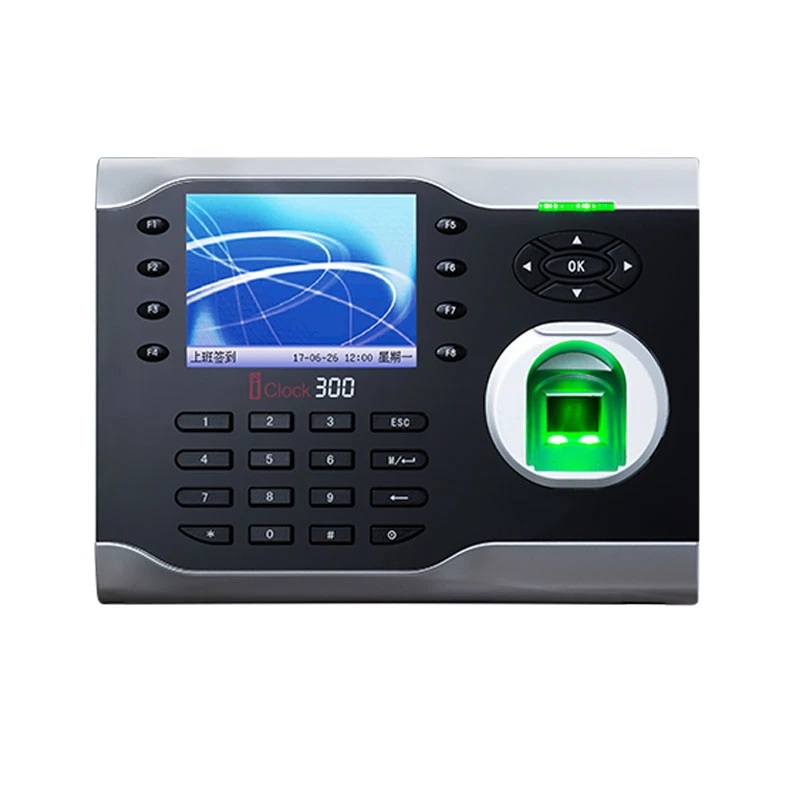 ZK iClock300 TCP/IP USB RFID Card Biometric Fingerprint Time Attendance System Time Clock Recorder Employee Machine Free SDK