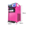ZM-168 OEM,Desktop mini commercial soft ice cream machine/commercial yogurt ice cream maker