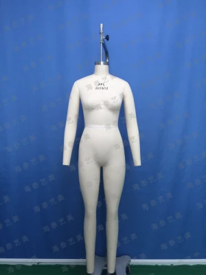 Full body female fabric tailoring mannequin dress form