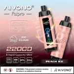 Bulk Wholesale Aivono Aim Fatpro 22K Peach Ice Disposable Vape with Fast Shipping