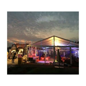Large waterproof fireproof clear fabric tent for sale