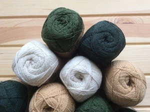 Wool blended yarn