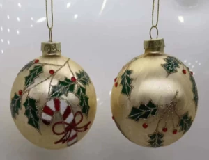 Christmas tree Glass baubles