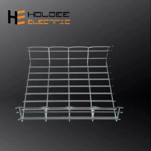 Lower cost flexible assembled electric wire mesh cable tray