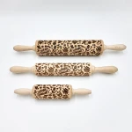 Small Personalized Customizable Embossed rolling Pin, Customizable Engraved rolling pin