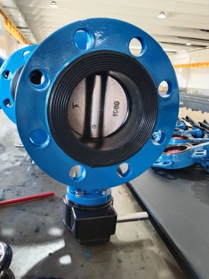 PN25 concentric flange butterfly valve from China