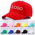 Custom Cotton Twill Baseball Cap with Custom Logo Support OEM ODM