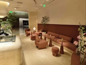 High Quality Custom Fixed Millwork for Coffee Shop Café and Bubble Tea Store Design