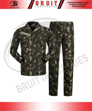 Custom 3D printing sublimation military uniform soft PVC military uniform for army persons