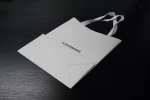 Various Size Wedding Welcome Bags Matte White Flat Bottom Gift Bags with Handles