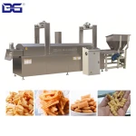 Fried bugle chips production line snack corn chips machinery