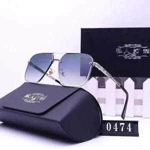 New 2022 Men's Retro Metal Leg Sunglasses Designer Brand Luxury Sunglasses Manufacturers Wholesale Glasses