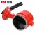 Import Pn10/16 shoulder grooved end butterfly valve from China