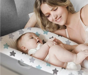 100% cotton portable crib and bassinet baby newborn nest multi-purposes baby crib