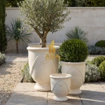 Premium Tall Pedestal Urn Pottery Pots for Outdoor Architectural Projects