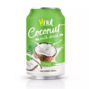 330ml Coconut Milk With Original Flavour VINUT Hot Selling Free Sample, Private Label, Wholesale Suppliers (OEM, ODM)