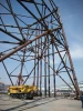 Heavy Duty Flare Derrick Supported Structure with Enhanced Stability