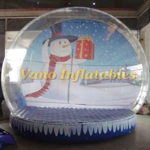 Inflatable Christmas Snowing Ball Snow Globe Show Balls