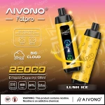 Bulk Aivono Aim Fatpro 22K Puffs Lush Ice | Top Selling Disposable Vape