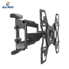 757 32-60 inch TV Wall Mount 6 Swing Arms Full Motion Retractable Swivel Screen Bracket Stand