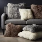 Beach wool pillow