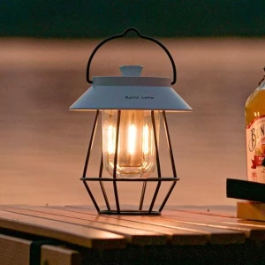 Camping Lantern Lamp I, LED, Portable, Outdoor, 5000mA Power Bank, Red Flash Light