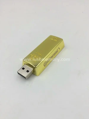 SM-031 branded gold bar 4gb 8gb 16gb usb memory as exhibition gift