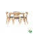 Import Solid Wood Dining Set Table and Chair 120 x 80 from Indonesia