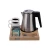 Import 0.8l Capacity Hotel Electric Kettles Bedroom Stainless Steel Electric Kettle with Tea Tray from China
