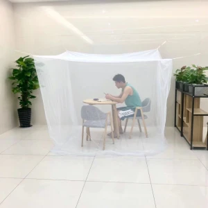 100%Polyester Double Bed Llin Anti Malaria Treated Very Large Simple Mosquito Net Insect Screen Net with Who Certificate