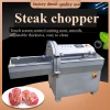 Commercial chop and chop machine for steak, lunch meat, frozen meat slices, cured meat sausage slicing machine, beef an