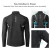Import LAMEDA Men's Cycling Running Jacket Waterproof Windbreaker Fleece Lined WIndproof for Winter from China
