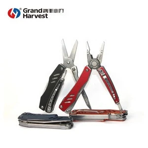 10 in 1 folding pocket Multi Functional Tool with Scissor for Camping multi tool plier