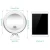 Import 10 times 10X magnifying LED fill light makeup mirror,360 degree rotatable Smart Mirror from China