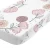 Import 100% Cotton Fitted Crib Sheet, Floral, Pink/Gray from China